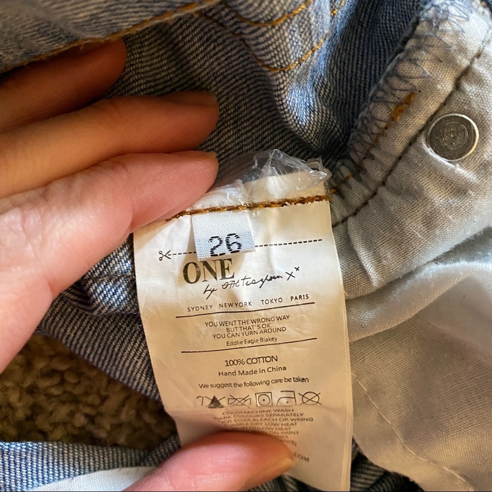 Distressed Jean Shorts - Picture 5 of 6